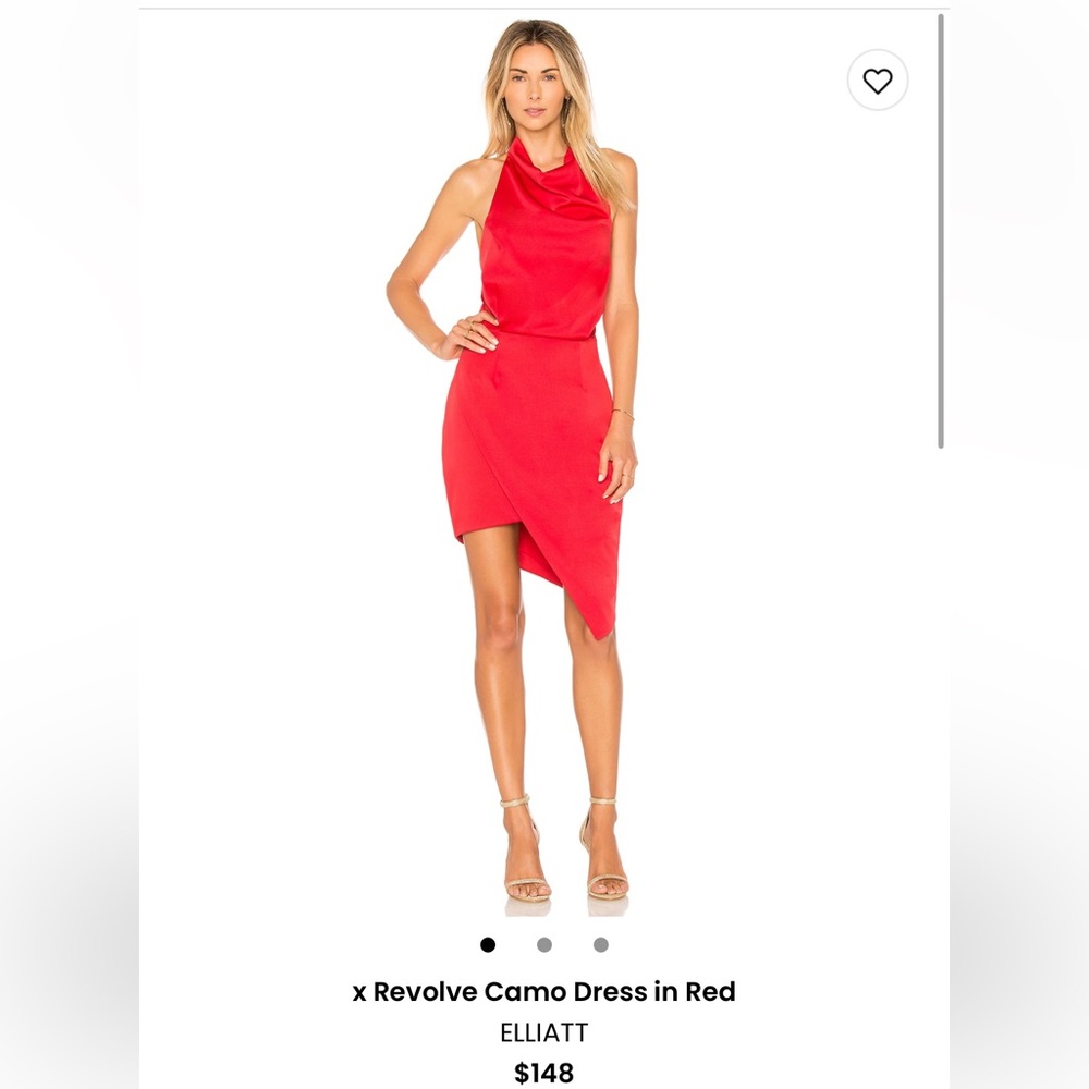 ELLIATT x Revolve Camo Dress in Red